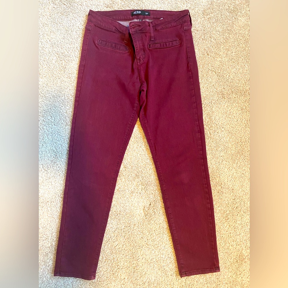 Just Black stretch jeans.